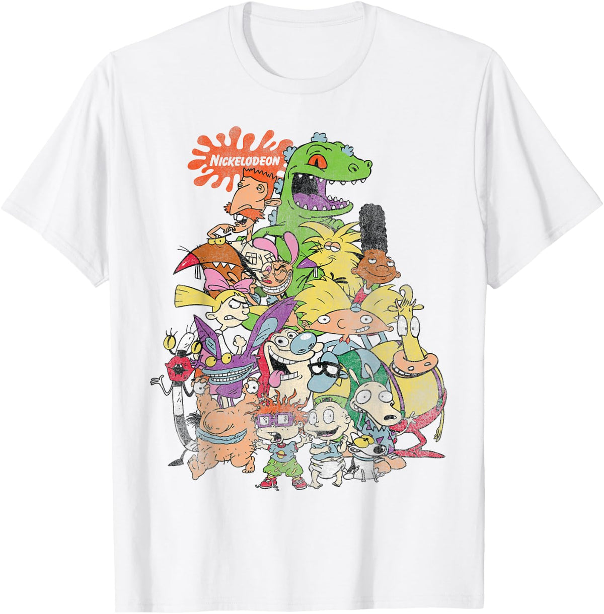 Nickelodeon Classic 90s Cartoon Character T-Shirt T-Shirt