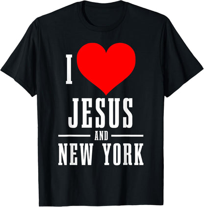 New York City I Love Jesus And NY NYC Christian T-Shirt