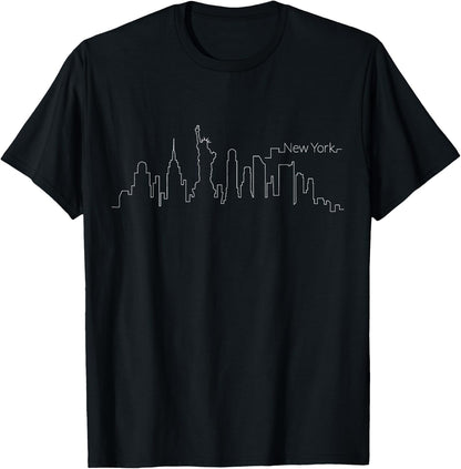 New York City Skyline NYC NY USA America Souvenir T-Shirt