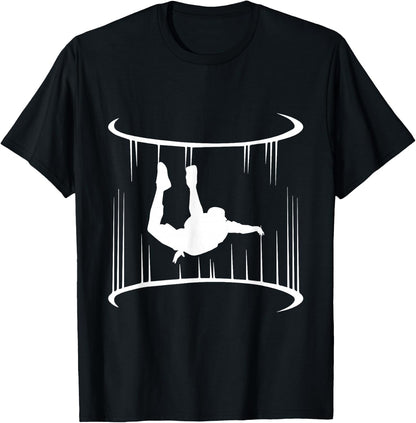 Bodyflying wind channel indoor skydiving tunnel flight T-Shirt