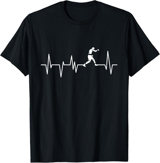 Boxer Heartbeat - Boxing Gift Boxing Lover Boxing Trainer T-Shirt