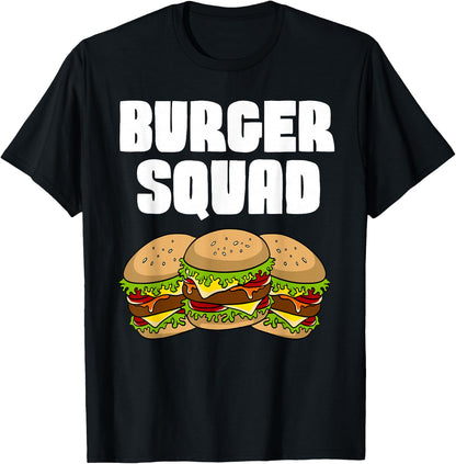 Funny Burger Art for Men Women Hamburger Cheeseburger Lover T-Shirt