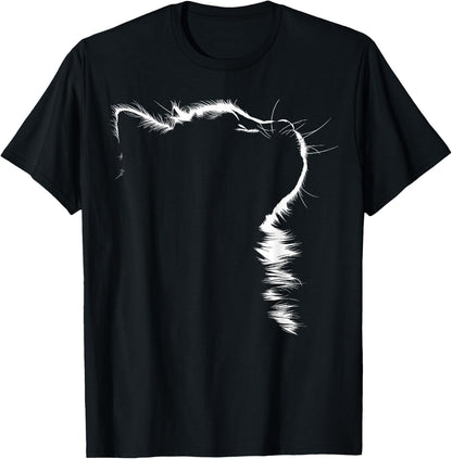 Cat Silhouette Cat Lover T-Shirt
