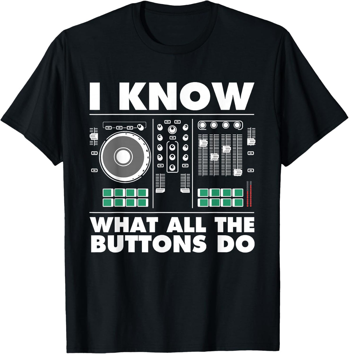 Funny DJ Art Men Women Music Producer Disc Jockey Lover DJ T-Shirt