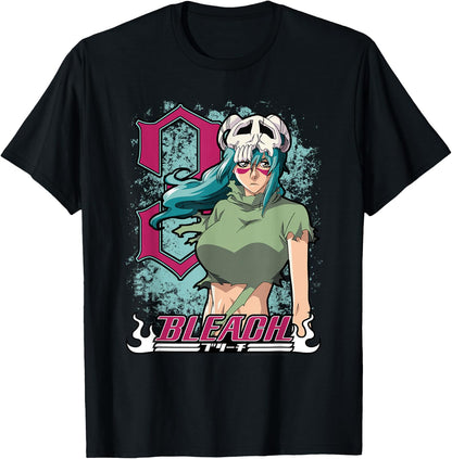 Bleach Neliel 3 with Splatter and Logo Anime T-Shirt