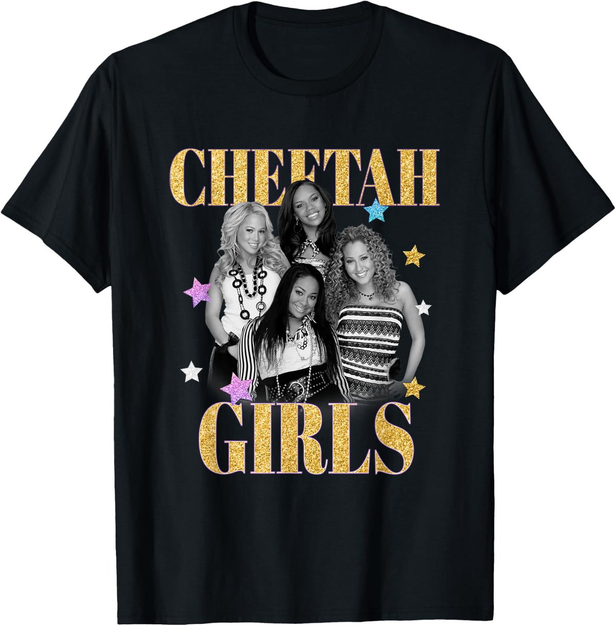 Disney The Cheetah Girls Main Cast Vintage Group Shot T-Shirt
