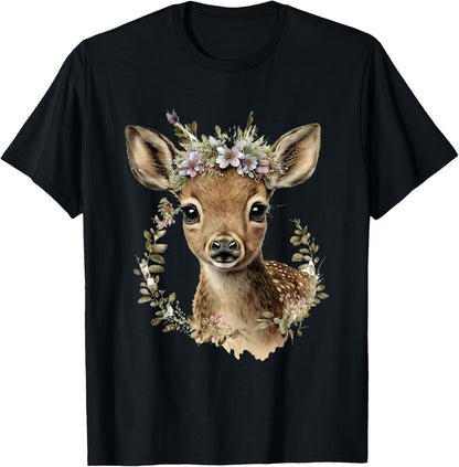 Love deer Women shirt, deer tshirt for girls women kids men T-Shirt